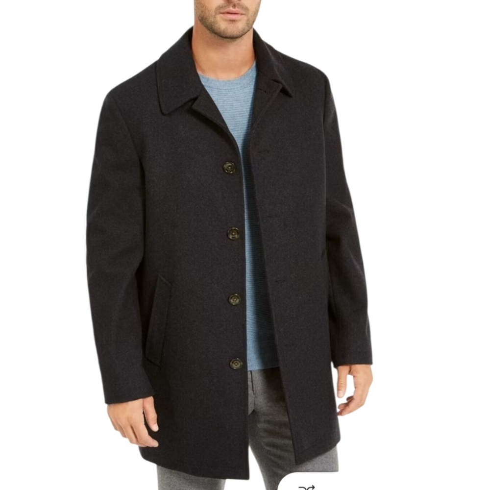 🆕️ Ralph Lauren Classic-Fit Wool Blend Coat / 48 Regular